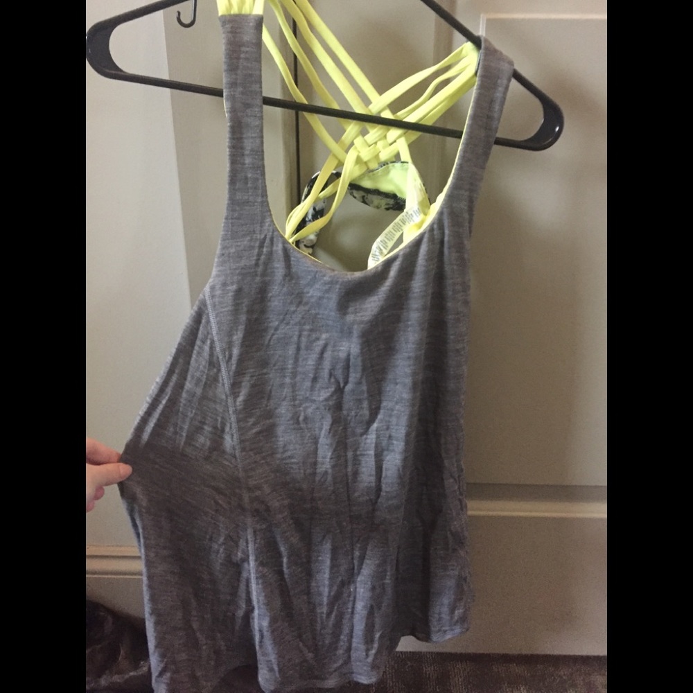 Built in bra Lululemon tank.